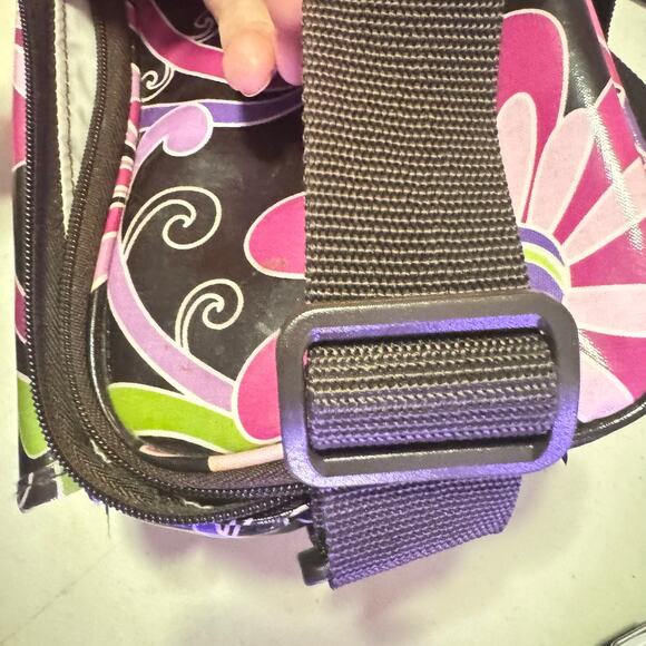 VERA BRADLEY Pink and Brown insulated tote Super Cute! - Picture 7 of 9